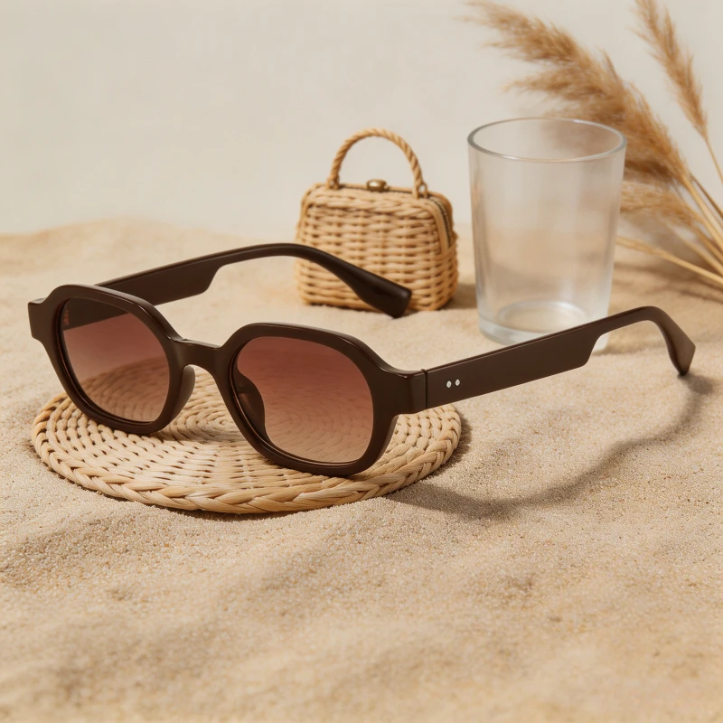 New Unisex Classic Square‑Frame Sunglasses Luxury Designer Stylish UV400 Anti‑UV Sun Shades Lightweight Comfort Eyewear