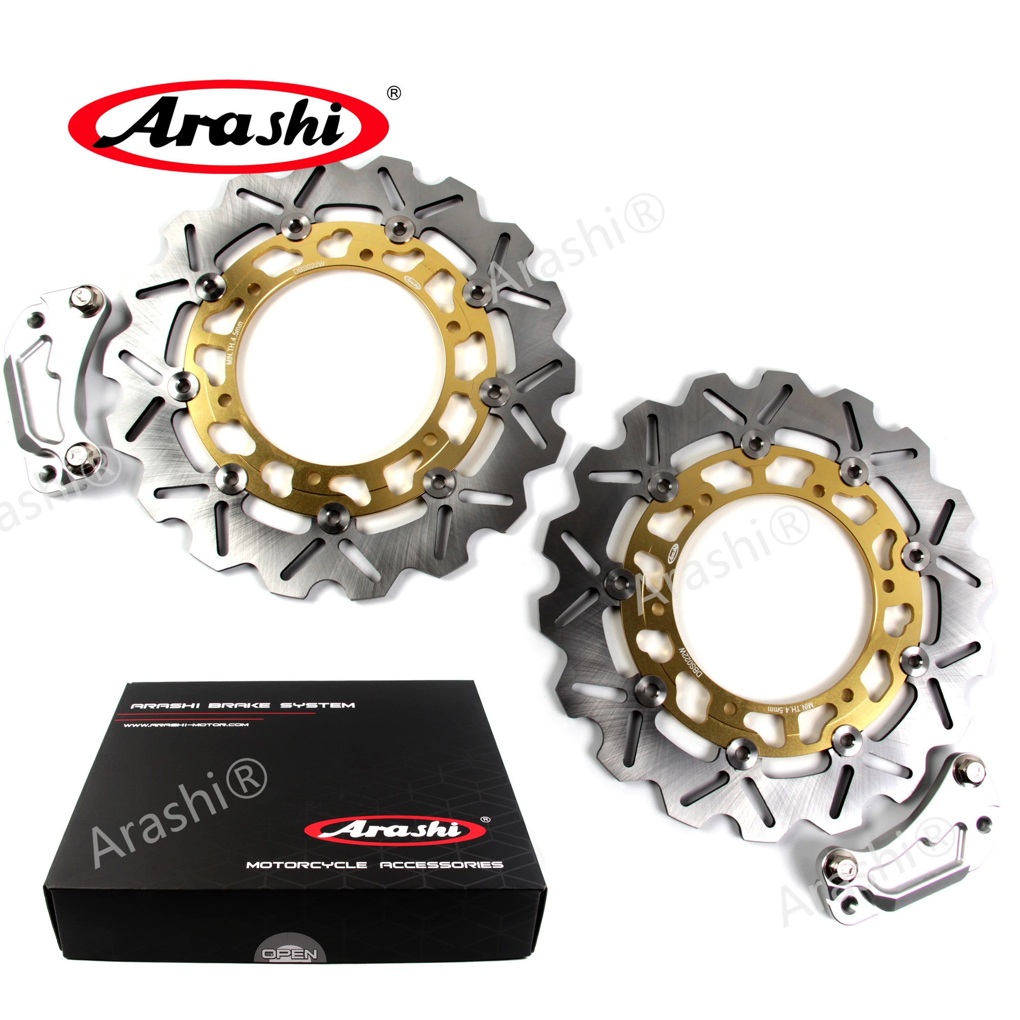 

Arashi TMAX500 2008-2011 CNC Full Floating Front Brake Disc Rotors For YAMAHA XP T-MAX 500 2008 2009 2010 2011 With Pow Bracket