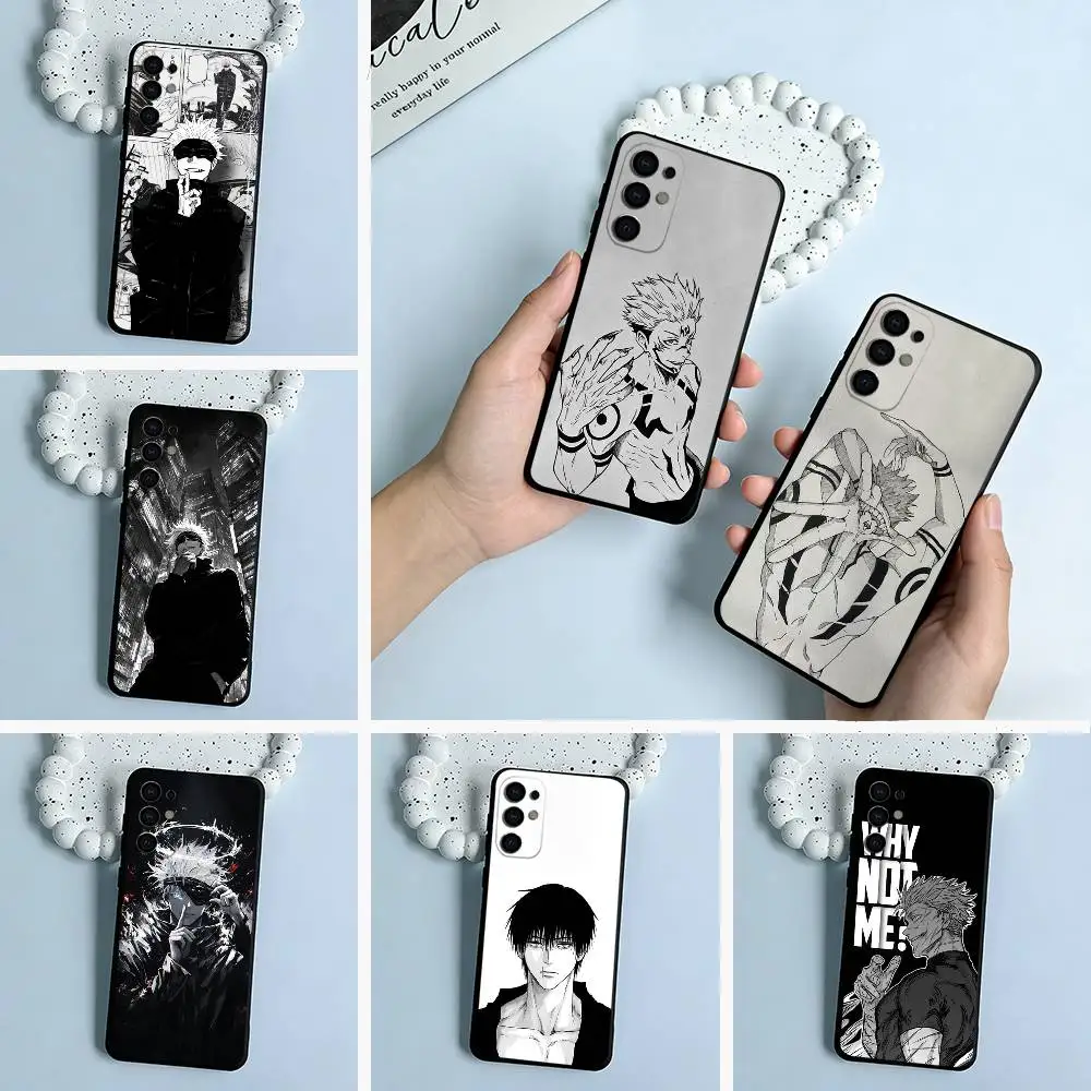 

Popular-Anime--Jujutsu -Kaisen Phone Case For Samsung S25,S24,S21,S22,S23,S30,Ultra,S20,Plus,Fe,Lite,Black Soft Silicone
