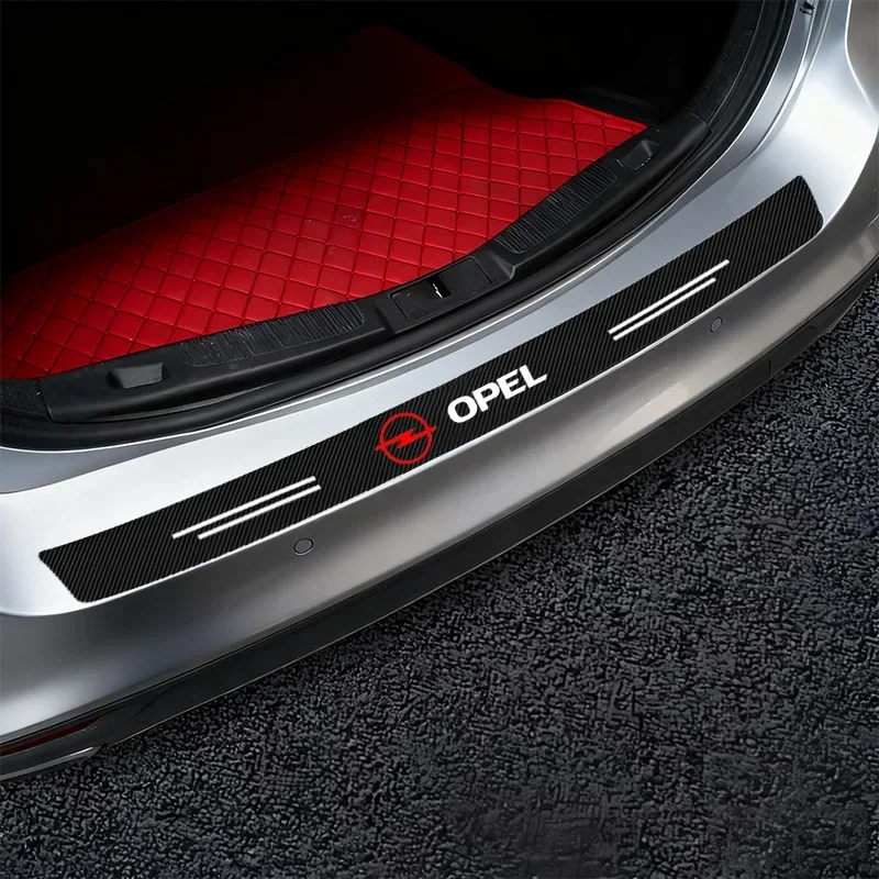 Autocollants de protection anti-rayures pour les bords des coffre de voiture, pour Opel Astra j g Insignia Corsa d Vectra c Zafira a Auto Gadgets