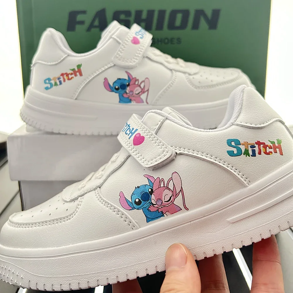 Stitch shoes sneakers per bambini studente Casual basket Kid Sneakers ragazze ragazzi che corrono scarpe sportive di moda regalo