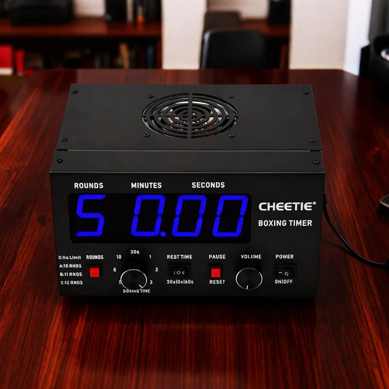 hit productBoxing Interval Timer with Sound Alert MMA Round Timer Workout Rest Periods Programmable Gym Timer for Training