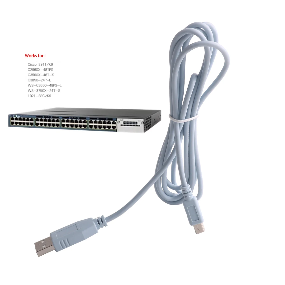 Usb Naar Mini 5P Besturingskabel Geschikt Debugging Console Kabel Voor Cisco 3750x Besturingsschakelaar