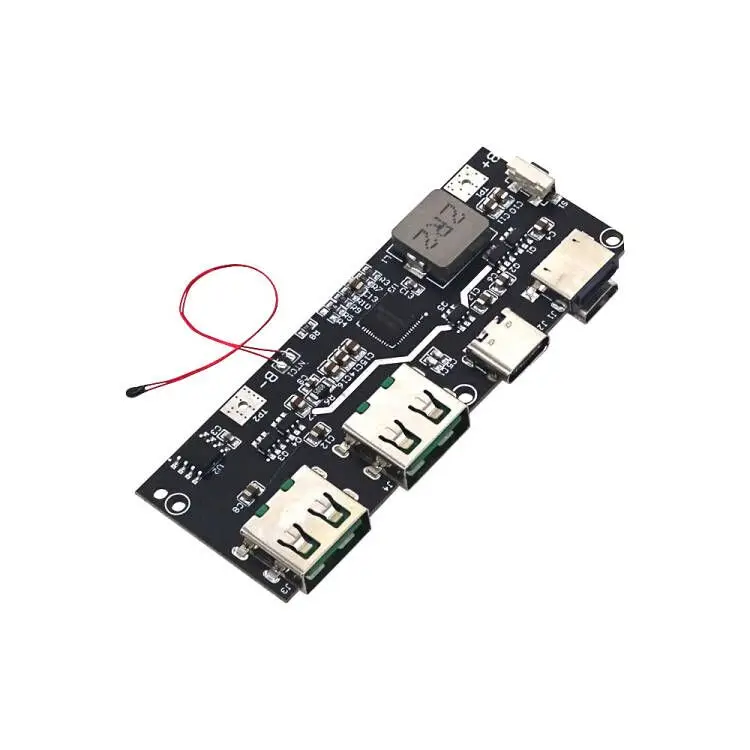 22.5W Power Bank 5-port Bidirectional Fast Charging Mobile Power Module Circuit Board DIY Motherboard Kit QC4+PD3.0