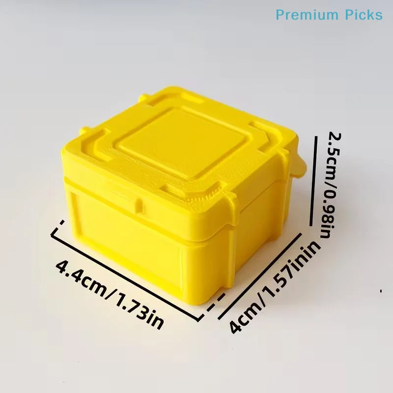 portableSmall Hardware Storage Box Stackable Sealed Bayonet Case Waterproof Dustproof for Screws Nuts Home Workshop Organization