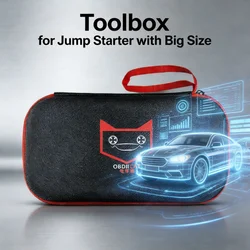 Big Size Carry Box OBDIICAT Plastic Sealed Case for Jump Booster Safety Equipment Toolbox Suitcase Resistant for jump starter