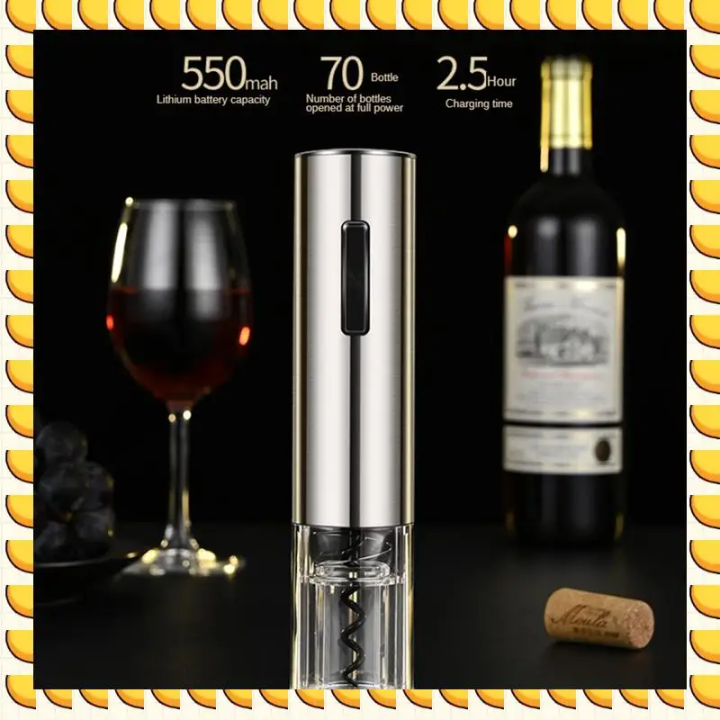 

Вакуумный консервант для вина BAAU, перезаряжаемая открывалка с аэратором для вина, резаком для фольги и основанием для хранения