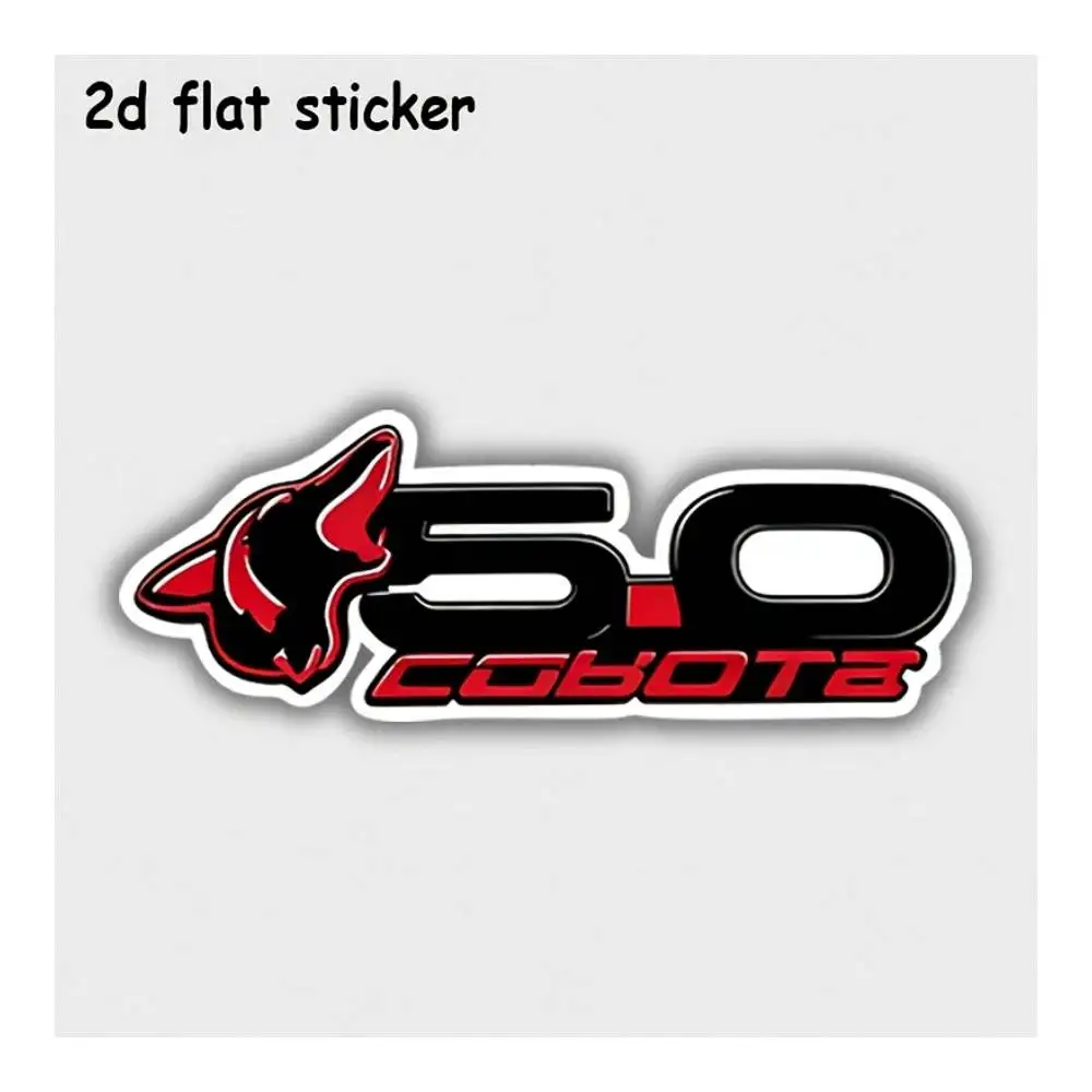 Coyote Logo Design Waterproof Decal For Laptops, Cars, Motorcycles, Water Bottles & Smooth Surfaces