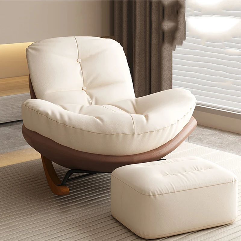 

White Luxury Chairs Modern Office Room Comfortable Lounge Chair Recliner Relax Muebles Para El Hogar Living Room Furniture