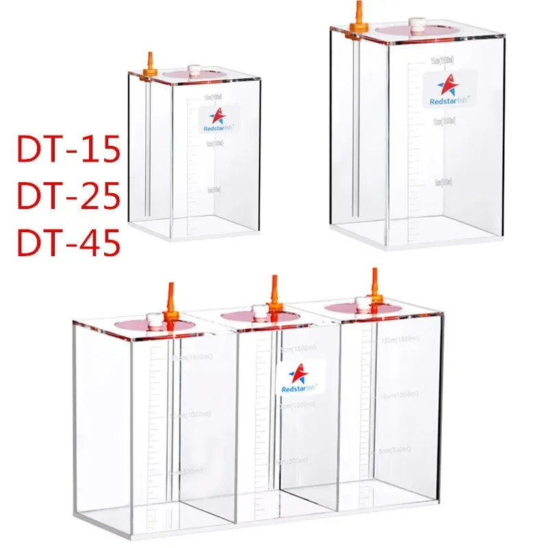 Red Starfish Dosing Pump Scale Liquid Storage Bucket With Scale 1.5L/2.5L/4.5L Liters High Quality Acrylic made Reef