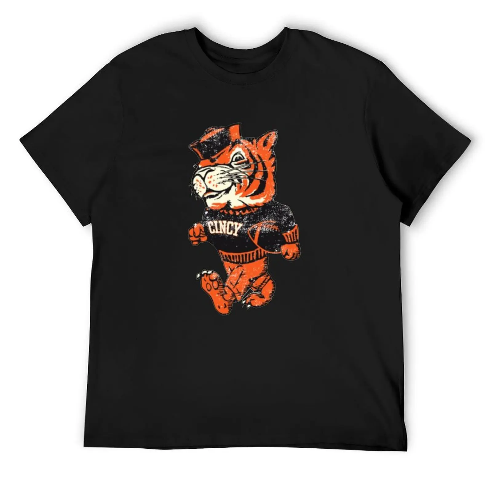 Bengals Reimagined Fighting Mascot T-Shirt quick-drying oversized mens tall t shirts