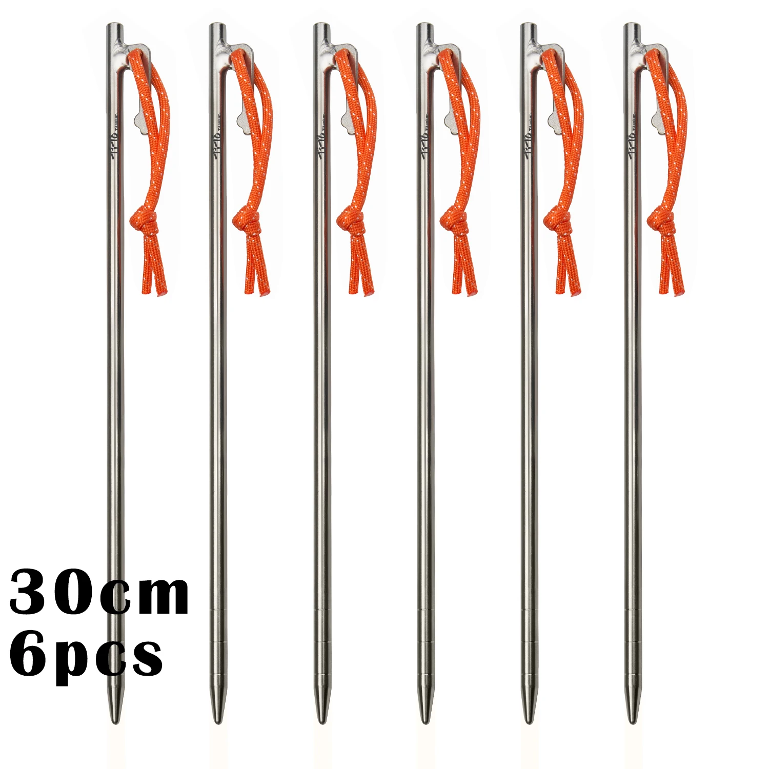 Tito Titanium Legering Tent Haringen Outdoor Camping Tent Nagel Anti-Buiging Zware Luifel Titanium Tent Staak 20/24/30/35/40Cm