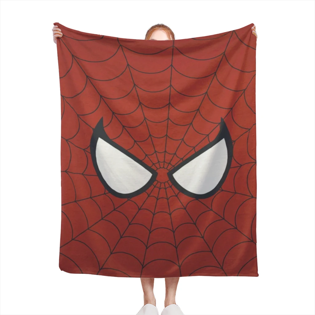 

Fluffy Baby Blanket Spider Man Sofa Camp Nap Bedspread Cozy Flannel Blanket Bedroom Decor