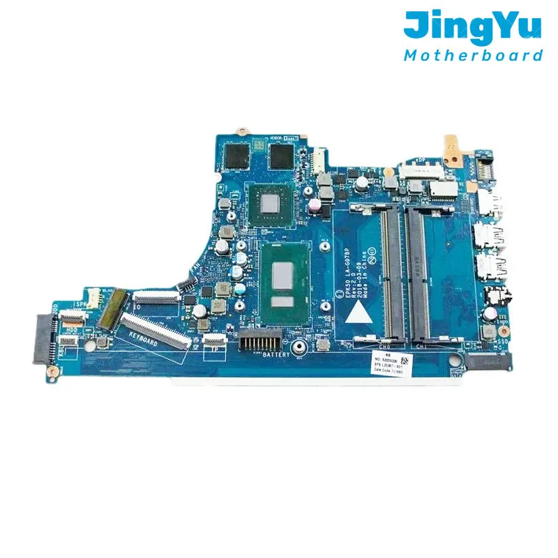 laptop motherboard para hp pavilion 15 da mainboard la g07bp mainboard i38130u i59250u i77500u i7 8550u cpu gpu mx130 4gb ddr4 01