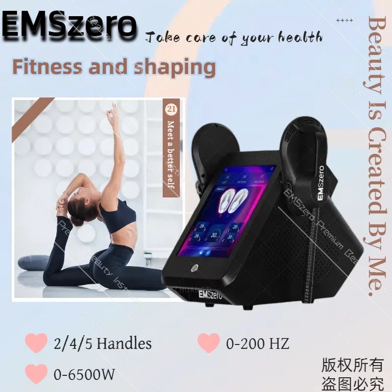 New Upgrade EMSzero Neo 6500W 200hz EMS Muscle Stimulation Body Sculpting HIEMT RF Weight Lose Electromagnetic Slimming Machine