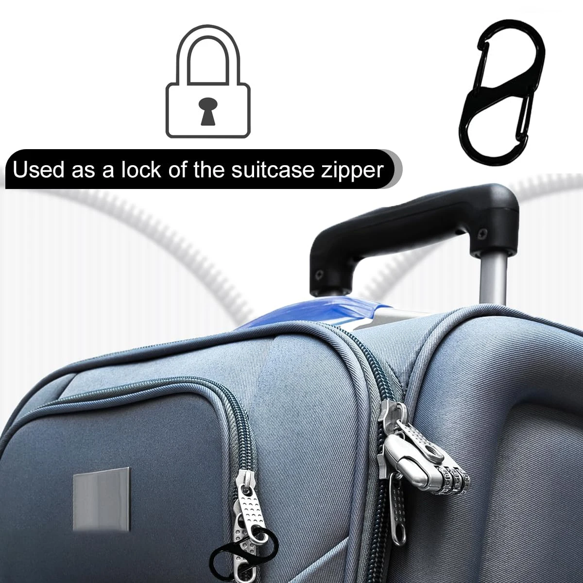 Heltec Meshtastic T114 V2 Крабинный зажим, безопасная пряжка, мини-брелок, веревочный замок, крючок для противоугонного рюкзака для кемпинга на открытом воздухе