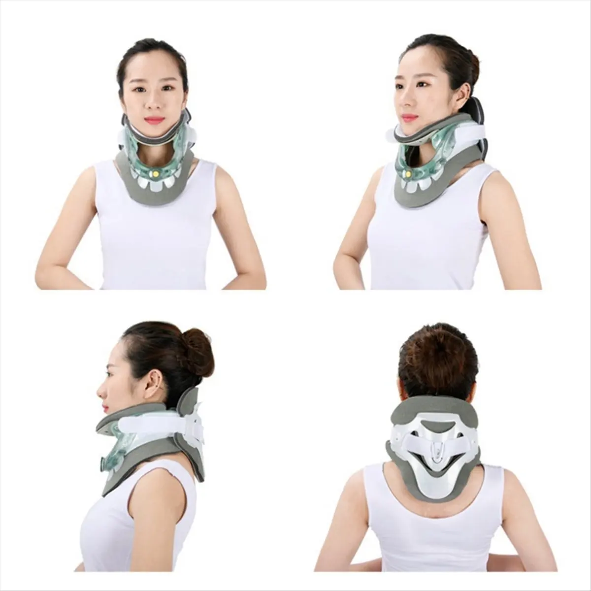 Dec.-Cervical Traction Device Neck Corrector Cervical Collar Neck Stretch Protector Spine Fixation Support Brace Neck Braces