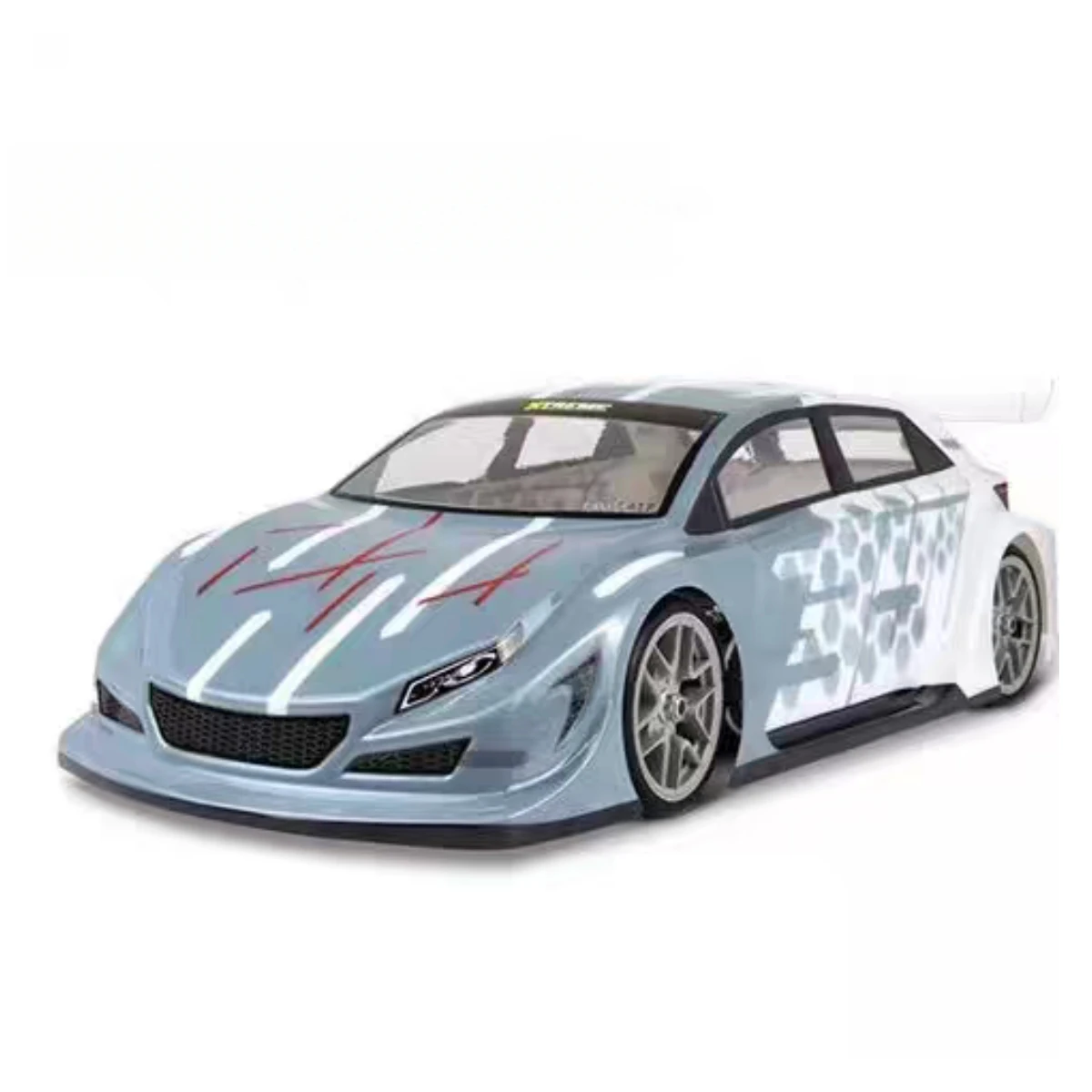 

1/10 FWD body shell 190mm Clear bodywork w/ Light decal sheet for On Road car RC Drift Chassis Upgrade part