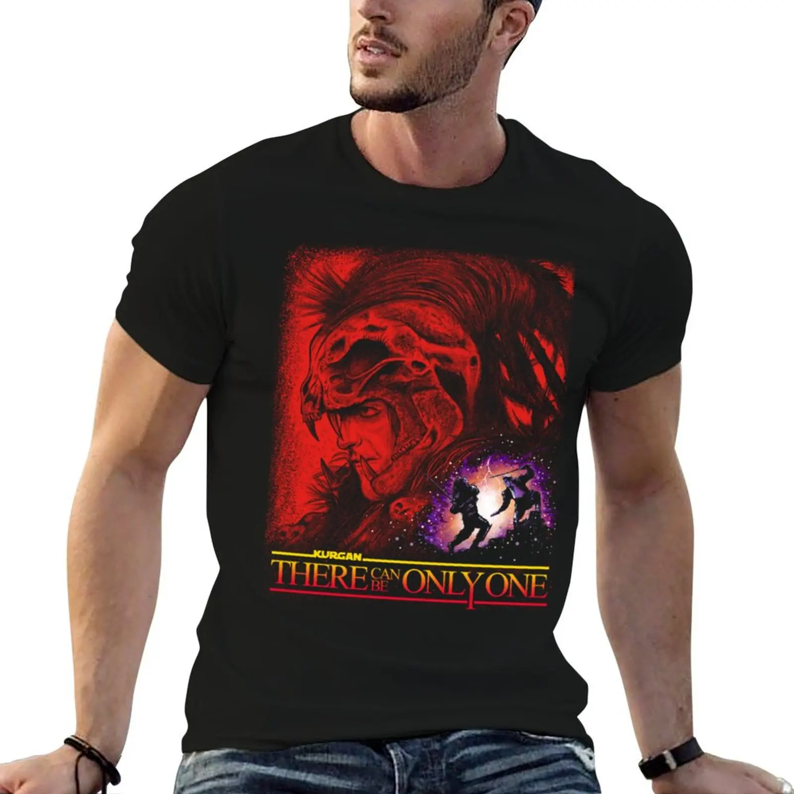 

Highlander T-ShirtREVENGE of KURGAN T-Shirt t shirt man cotton t shirts for man graphic funny T-Shirt