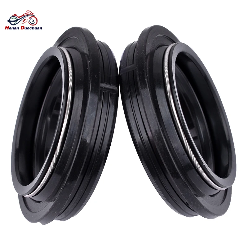 37x50x11 Fork Oil Seal 37 50 Dust Seal Spring For Honda CRF230F CRF230 CRF 230 03-2016 CTX200 CTX200B CTX Bushlander 200 04-2015
