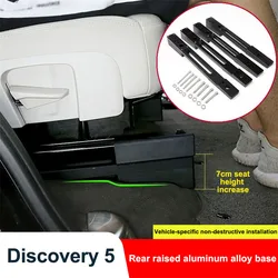For Land Rover Discovery 5 17-24 Interior Modification The Second row Seat Increase Height decoration Strips Car Accessories