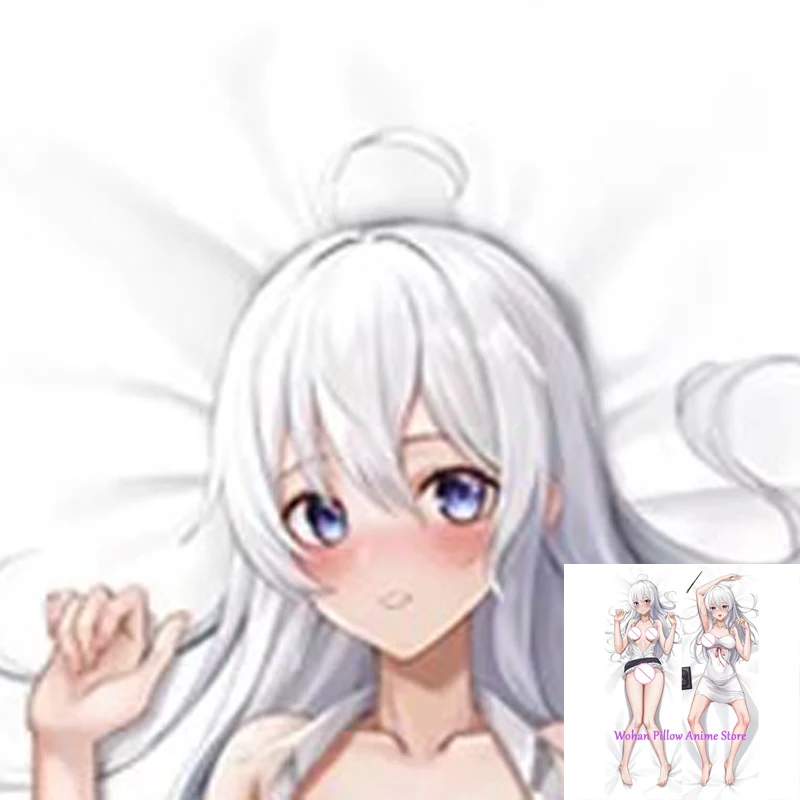 

Dakimakura Anime Pillow Cover Elaina Double Sided Print Life-size Halloween Christmas Decoration