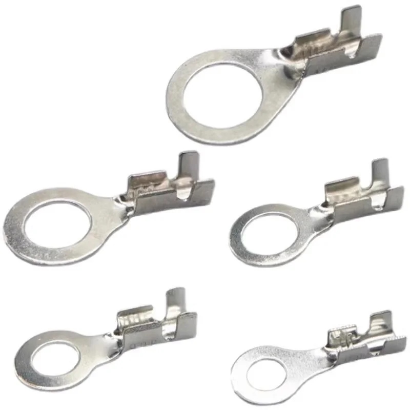 20pcs Terminal block DJ431 Crimp Terminal 3.2mm 5.2mm 6.2mm 8.2mm  4.3mm Round/O-Type Grounding Lug Crimp Terminal