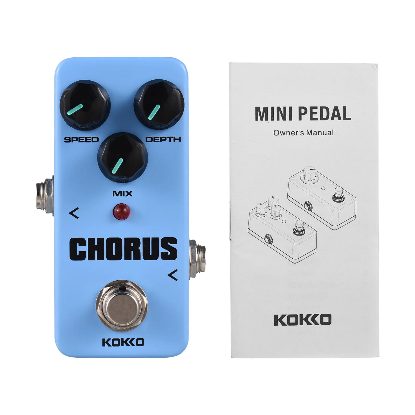 

KOKKO FCH2 CHORUS Electric Guitar Effect Pedal Portable Guitar Effector Mini Single Electric Guitar Pedal Analog Effect Guitar