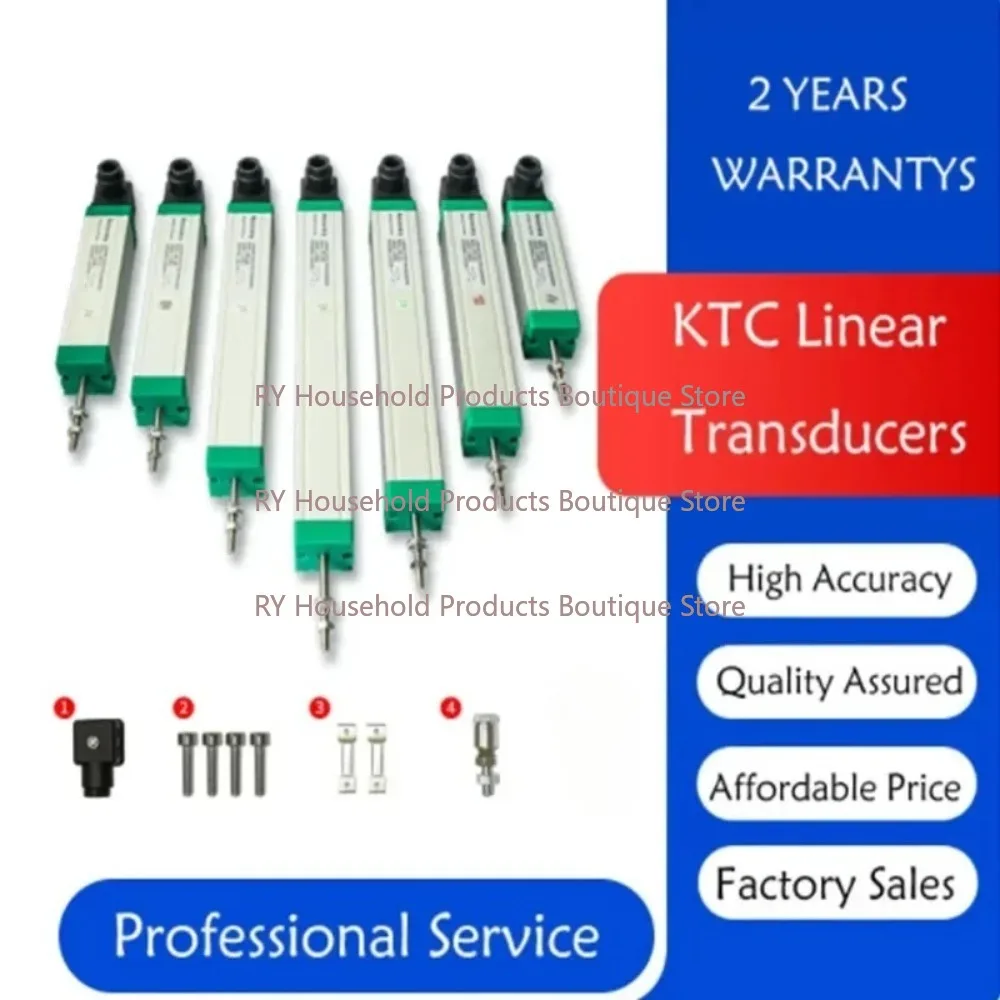 KTC 50-250mm Linear Displacement Sensor Tie Rod Electronic Ruler LWH Sensor Potentiometer Injection Molding