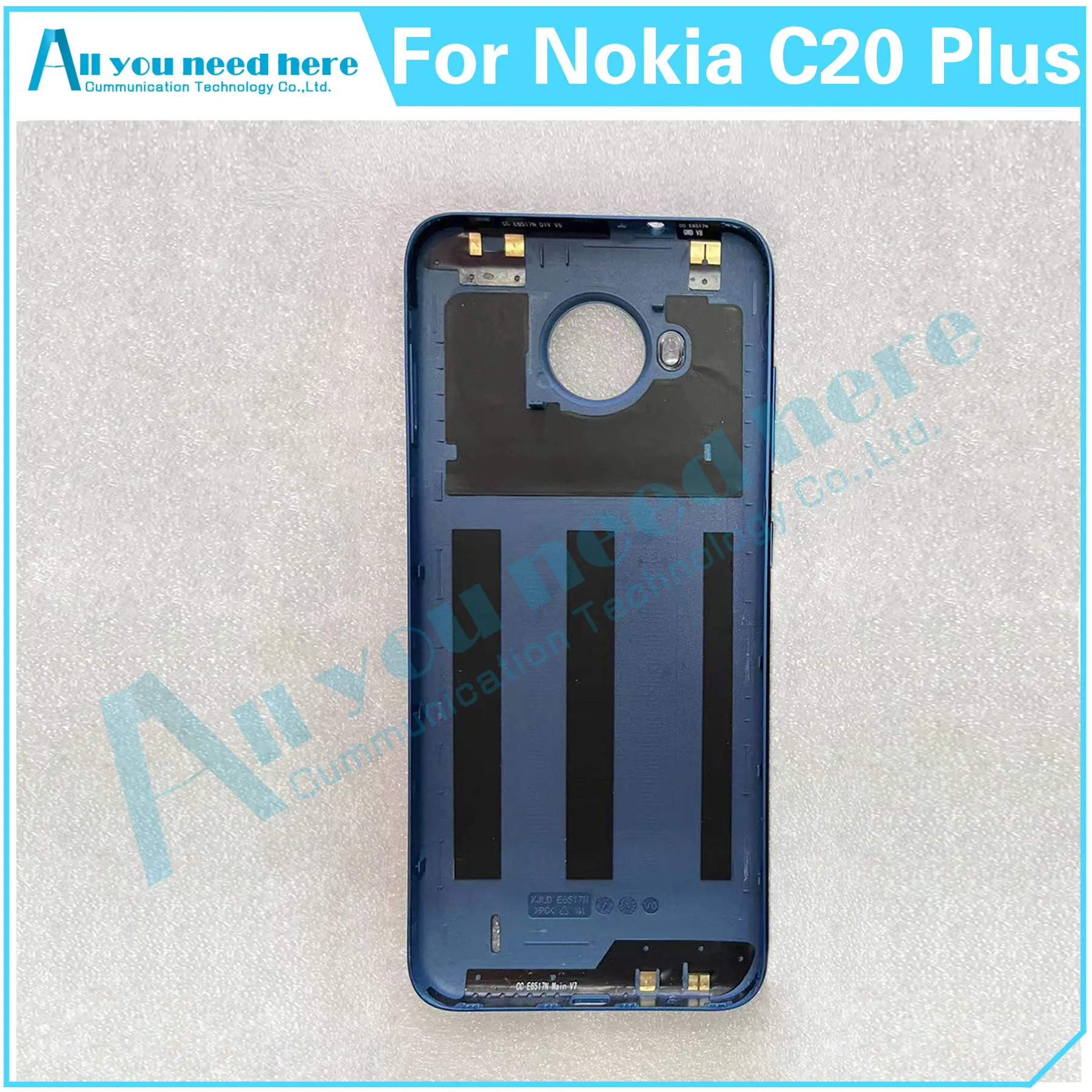 For Nokia C20 Plus TA-1388 TA-1380 C20Plus Battery Back Cover Door Housing Rear Case Lid Parts Replacement