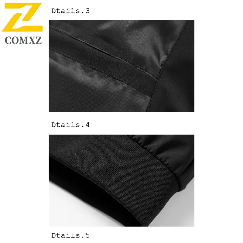 COMXZ المشي لمسافات طويلة قسط سترة الرجال السفر معطف مريح التقليدية البيسبول طوق في الهواء الطلق ضوء الخريف جديد دراجة نارية السترات #6