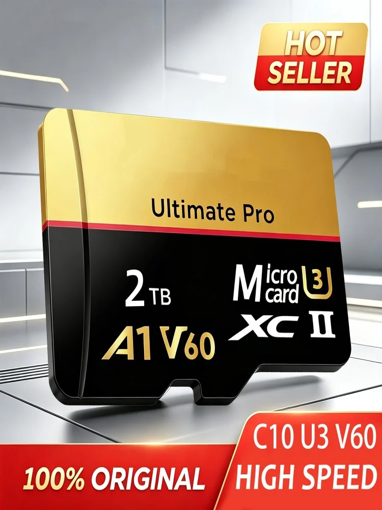 NEUE Original 2TB Micro SD-Karte UHS-I I A1 V60 Speicherkarte für Nintendo Switch, Flash-Speicherkarten für Insta360 DJI Drohne