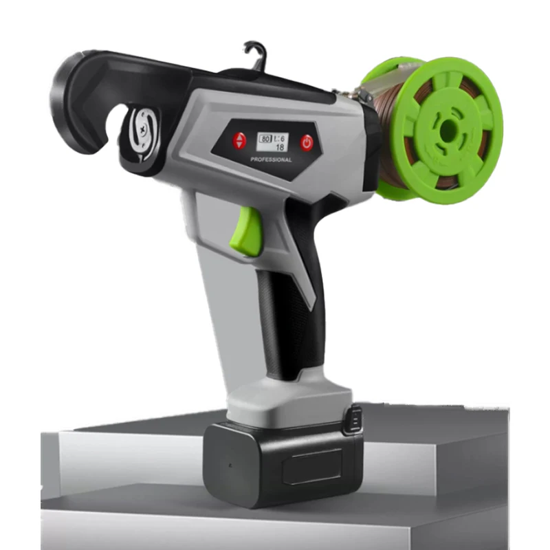 

Automatic Plant Tying Machine 220V110V Gardening Tapetool with 1 Rolls of Tape and 1 Battery for Vegetable, Grape, Tomato