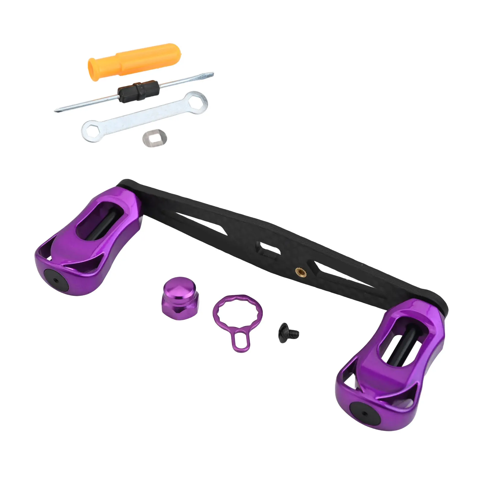 

FOR DAIWA Straight Board Carbon Fiber Baitcast Reel Rocker Handle With Bearing Baitcasting Reel Rocker Handle