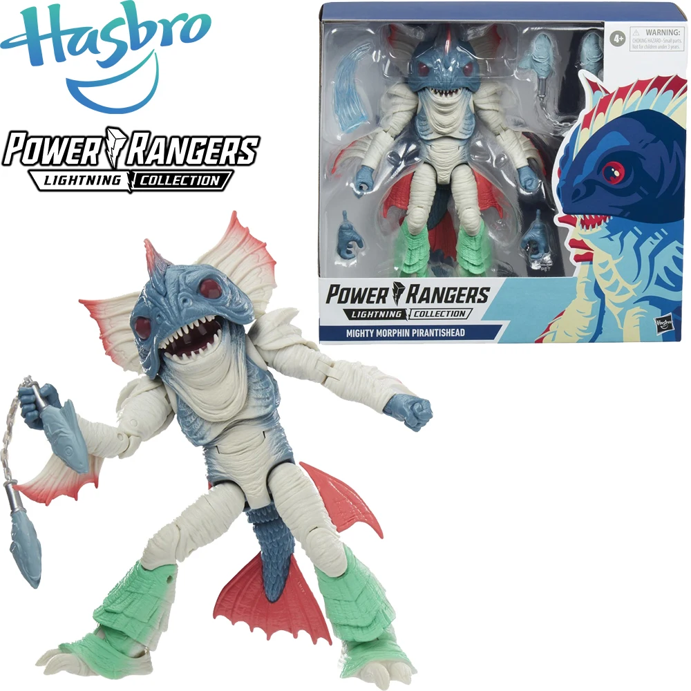 

Оригинальные фигурки Hasbro Power ranger, Коллекционная Коллекция powerful Morphin Pirantishead, коллекционные фигурки, модели, игрушки