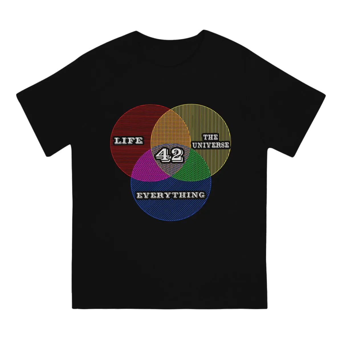 Classic 42 The Answer To Life The Universe And Everything T Shirt Fashion O-Neck TShirt Polyester Tops