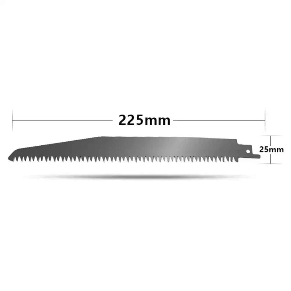S1122C Stainless Steel Reciprocating Saw Blade 225mm Length For Cutting Bone Meat Wood Saw Blades Handle Tool Parts