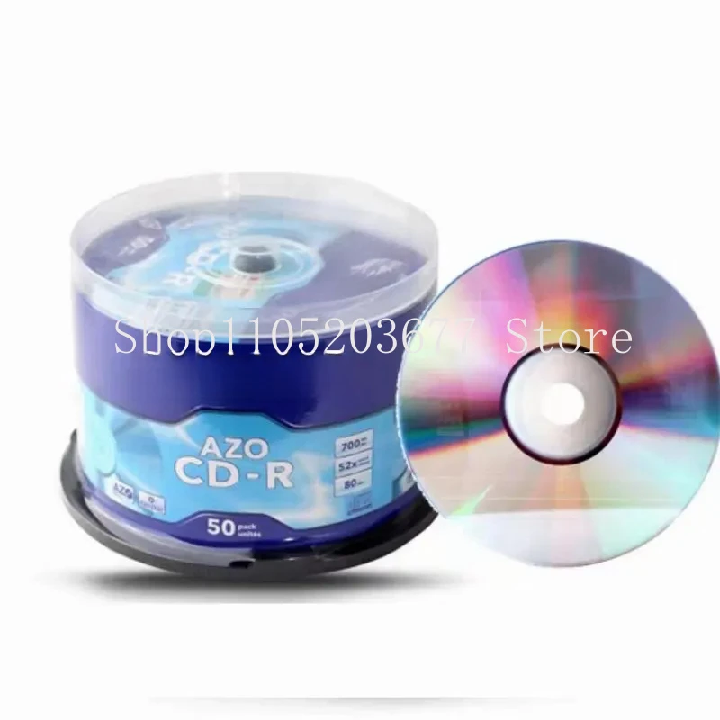 Verbatim AZO CD Disc Blank Blue CD Disk Azo CDR Discs 80min 700mb 52X 50pcs Lot