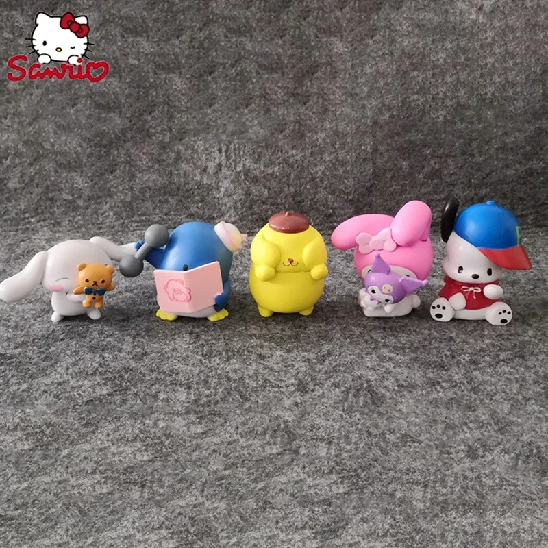 

Sanrio аниме фигурка Kuromi Cinnamoroll Pochacco Kawaii кукла Diy торт чехол для телефона украшение аксессуары игрушки подарки украшение автомобиля
