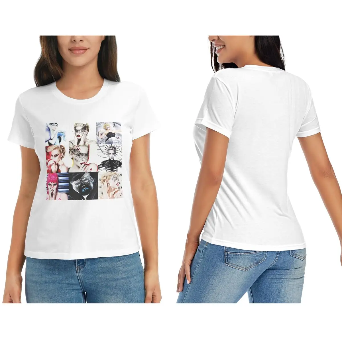 

Kylie Minogue - футболка с коллажем для женщин, уличная одежда с круглым вырезом, футболки, женская летняя одежда с короткими рукавами, топы