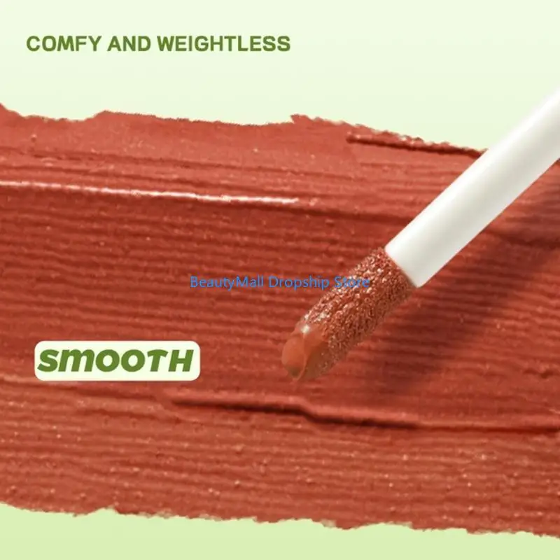 40JD Liquid Lipstick für Frauen glatte Anwendung Lippenstifte hoch pigmentiert mit Wischschutz und wasserdichtem Effekt