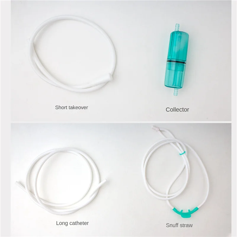 A07I 2X Oxygen Tube, Made Of Silicone Material, Nasal Oxygen Cannula,Not Easy To Deform And Crack,3 Meter