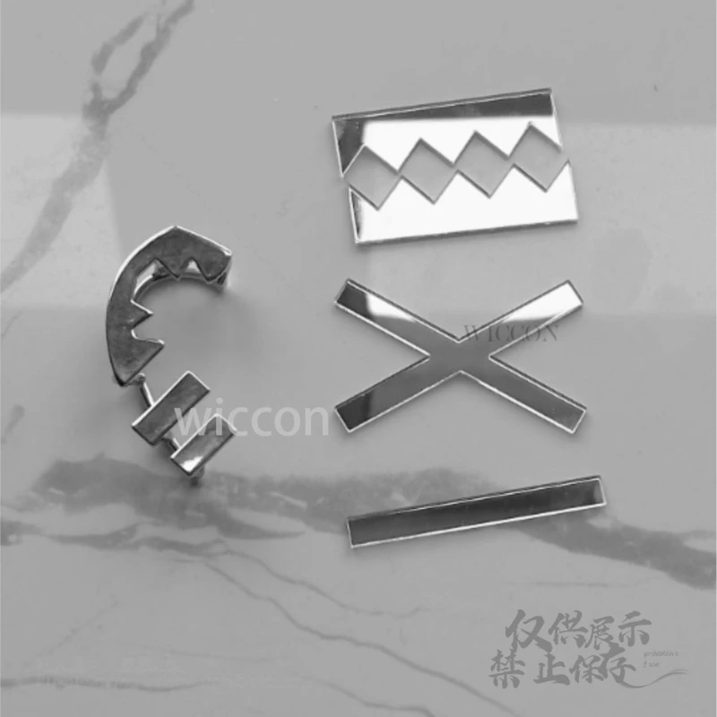 Gioco Anime Zenless Zone Zero Shark Cosplay Ellen Joe Copricapo Accessorio Cosplay Clip per capelli Orecchini Clip laterali Copricapo Shark