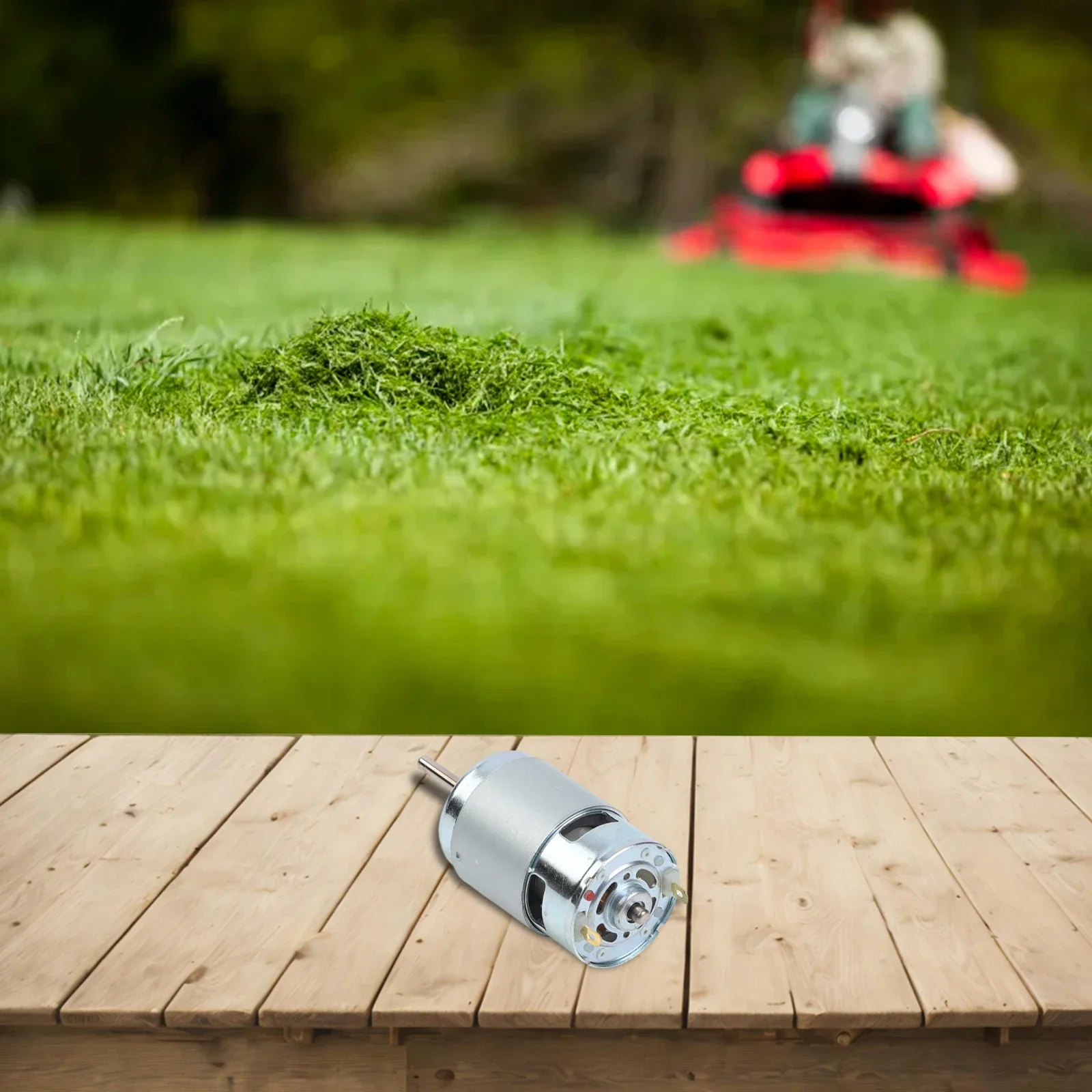 

Chrome-Plated Components 775 DC Motor Double Ball Bearings Long Service Life Low Noise Motor For Home Use As Shown