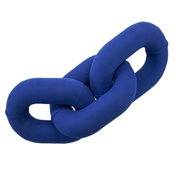 سلسلة أريكة ردهة الفندق النسيج مزيج خياطة الأريكة كسول مقعد واحد