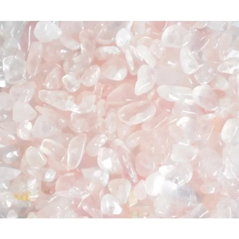 100g Bulk Small Size Natural Semi-precious Stone Rose Quartz Crushed Stone Reiki Healing Mineral Crystals Chip