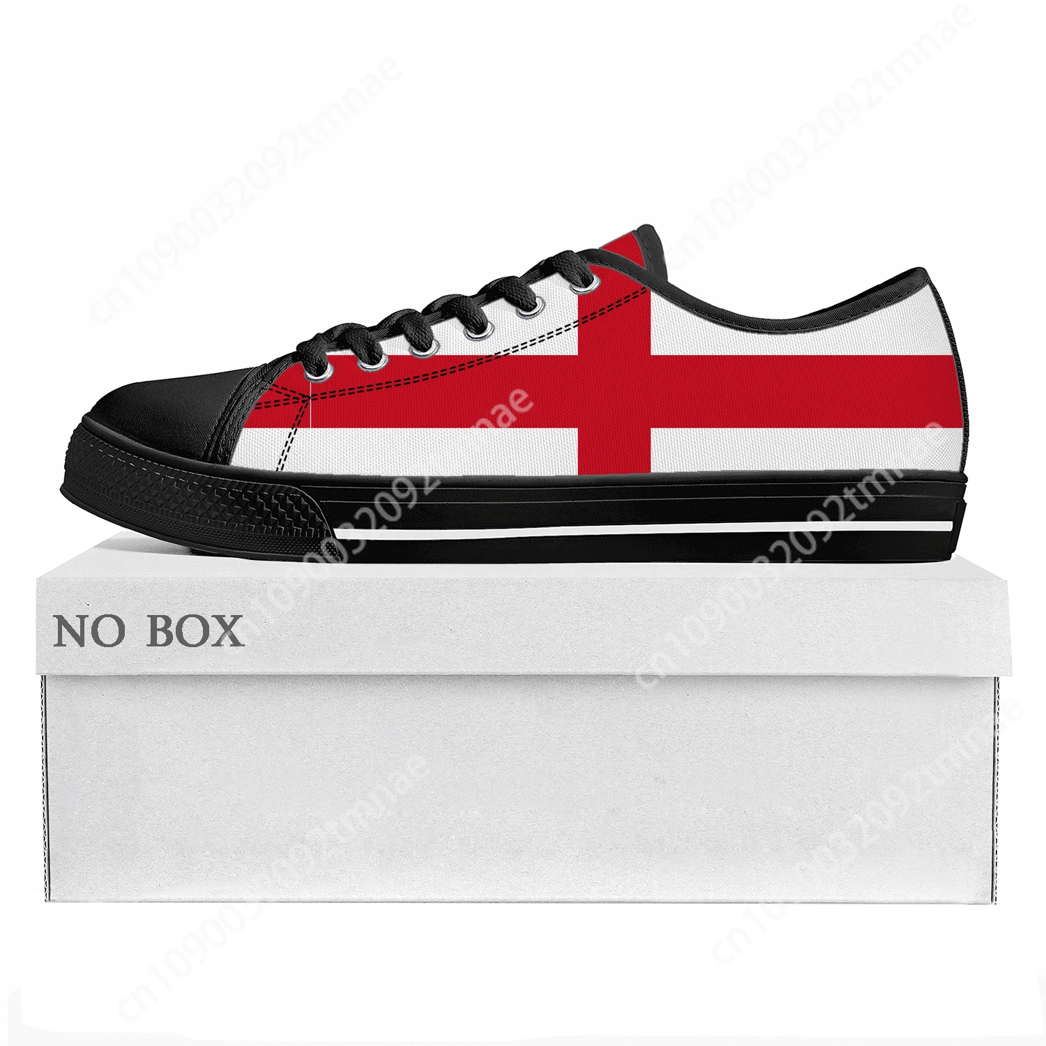 

England Flag Low Top High Quality Sneakers Mens Womens Teenager Canvas Sneaker England Prode Casual Couple Shoes Custom Shoe