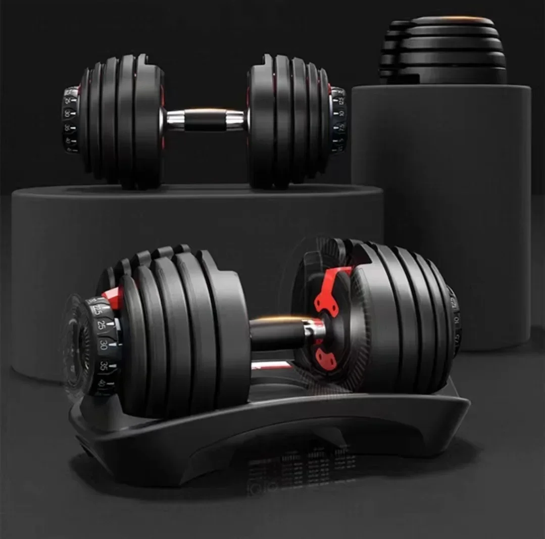 Gym Equipment 10/15/20/30/40/50kg Fitness Body Building Adjustable Dumbbell Set Men Durable Cast Iron Dumbells 10kg