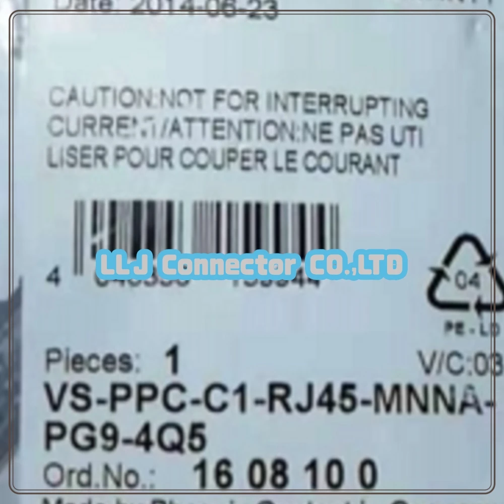 1pcs/lot RJ45 VS-PPC-C1-RJ45-MNNA-PG9-4Q5-1608100 Connector Electronic components