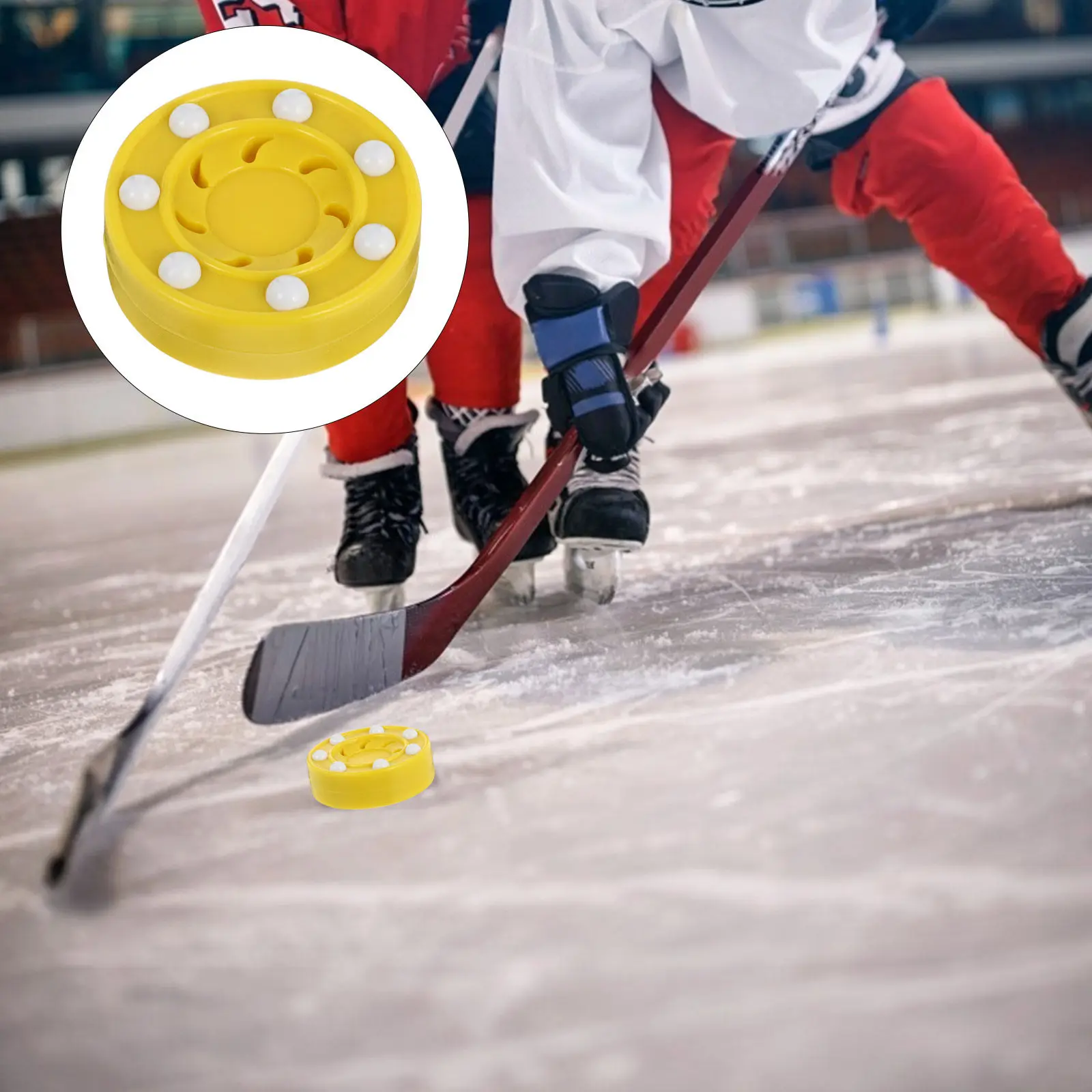 

1Pcs Roller Hockey Puck Professional Street Hockey Game Disc for Inline Skating Rink Outdoor Playground Smooth Iceless Surface